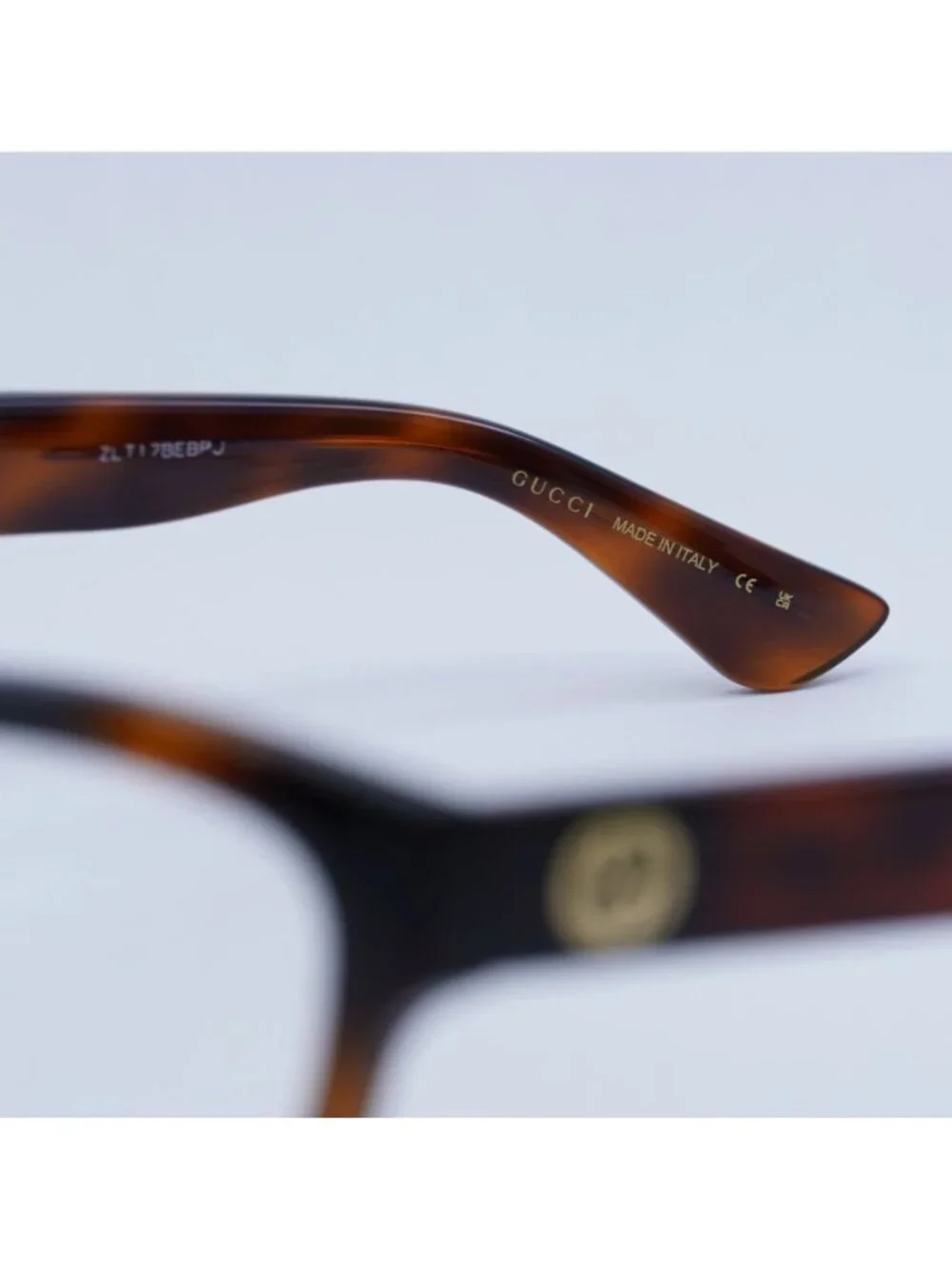 Gucci GG1581O 002 Eyeglasses Havana 55mm Cat Eye Frame